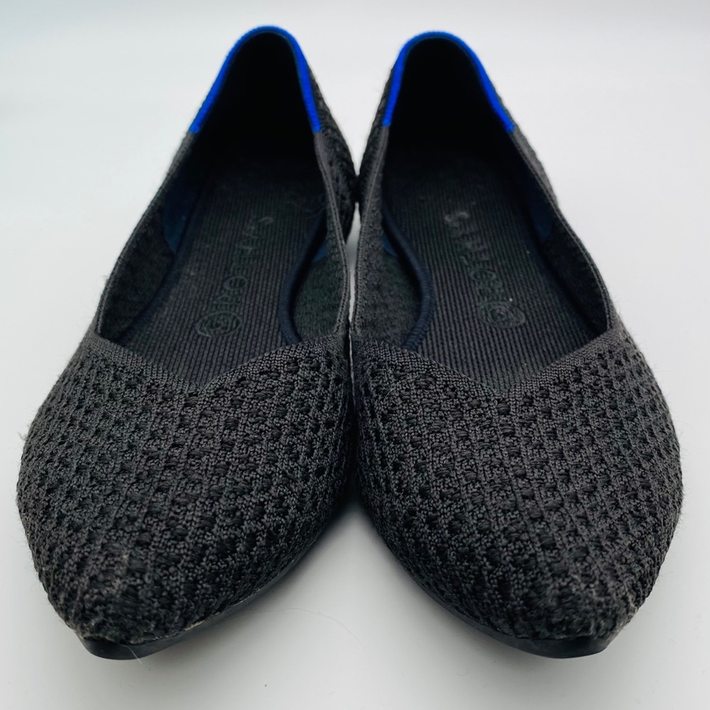 Rothys black honeycomb points 9.5